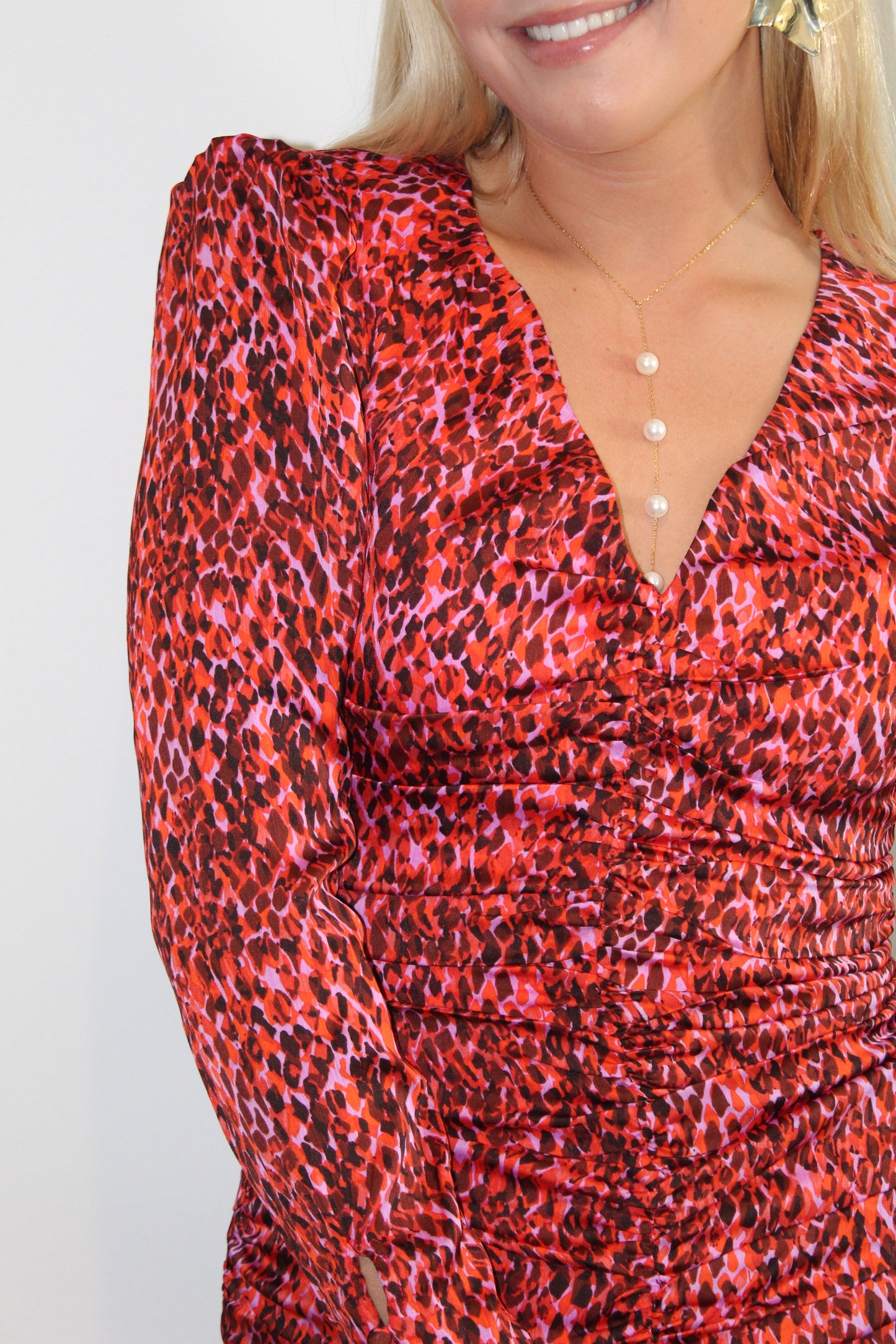 Ruched Mini Dress