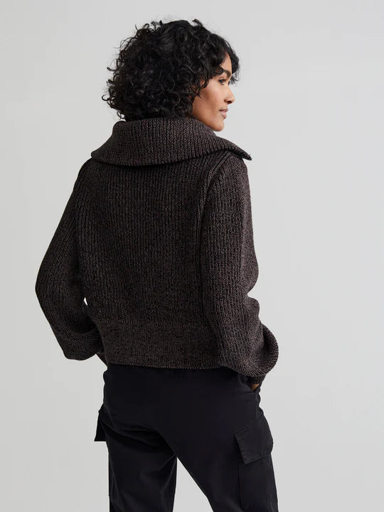 Varley Mentone Knit Black Speckle