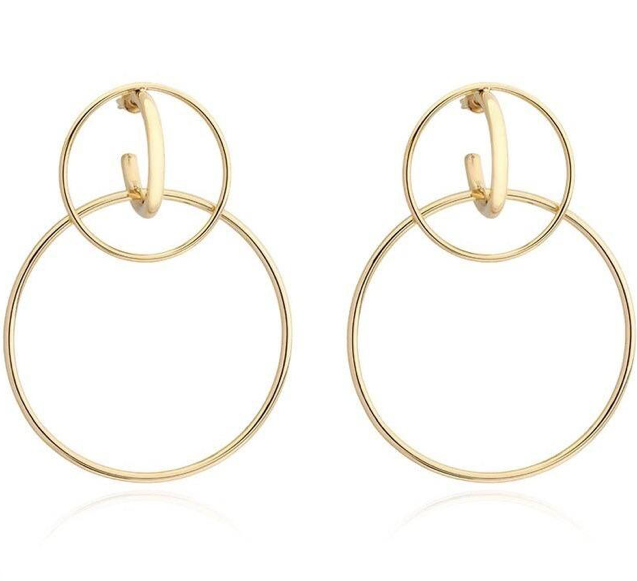E. Kara Double Hoop