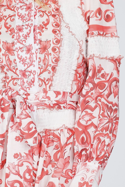 Floral Plunge Mini Dress