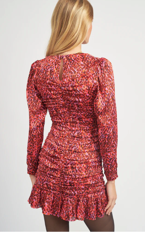 Ruched Mini Dress