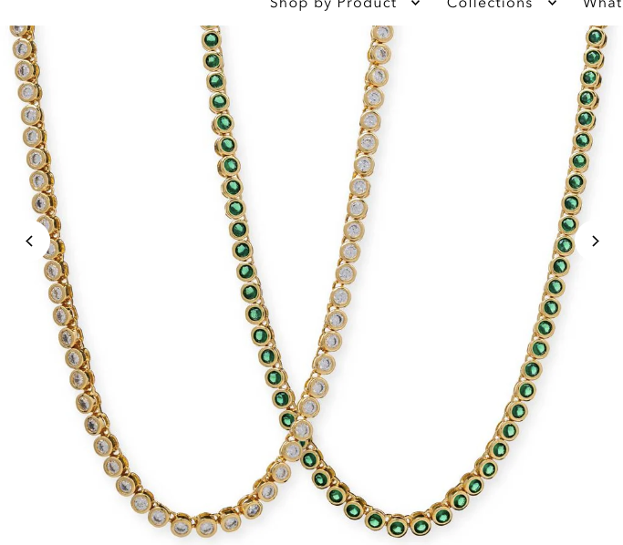 N. Mali Tennis Necklace