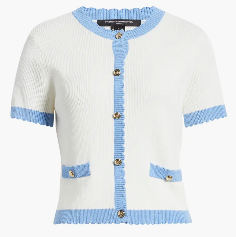 Bennet Short Sleeve Rib Cardigan