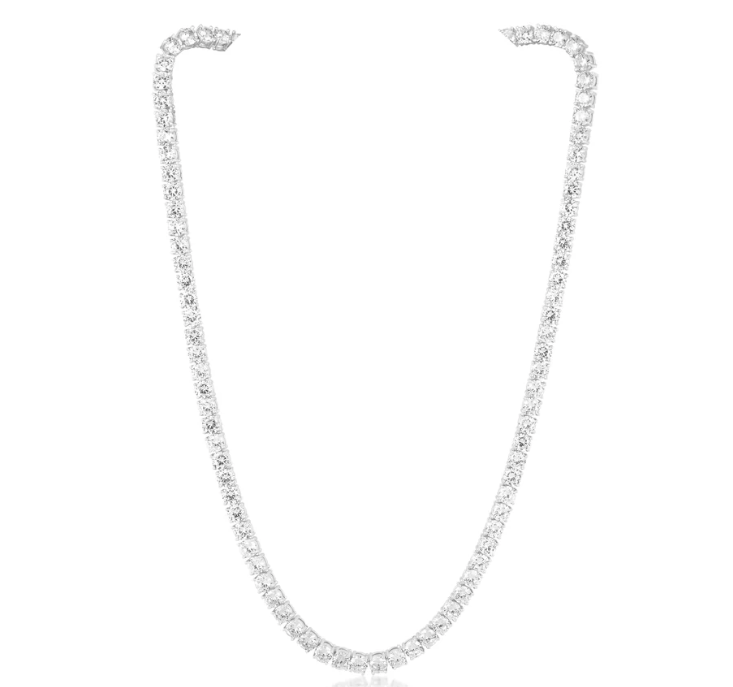 N. Demetria Tennis Necklace