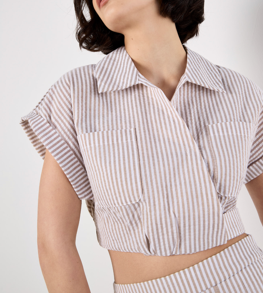 Seersucker Top