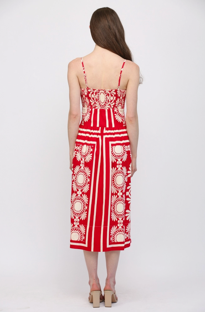 Red Midi Dress
