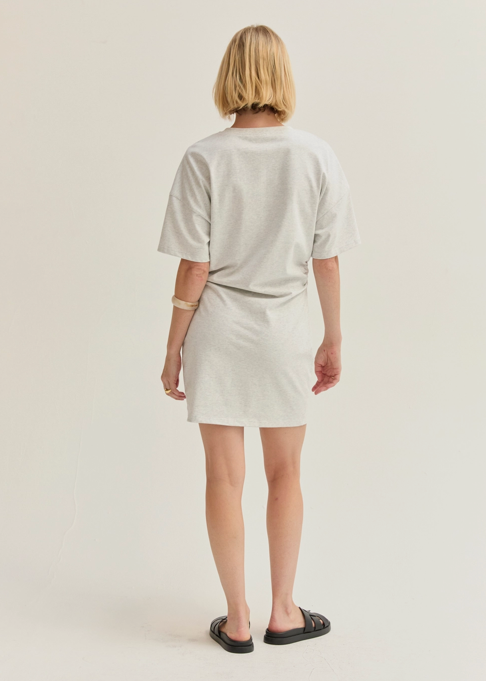 Erin Ruched T-Shirt Dress