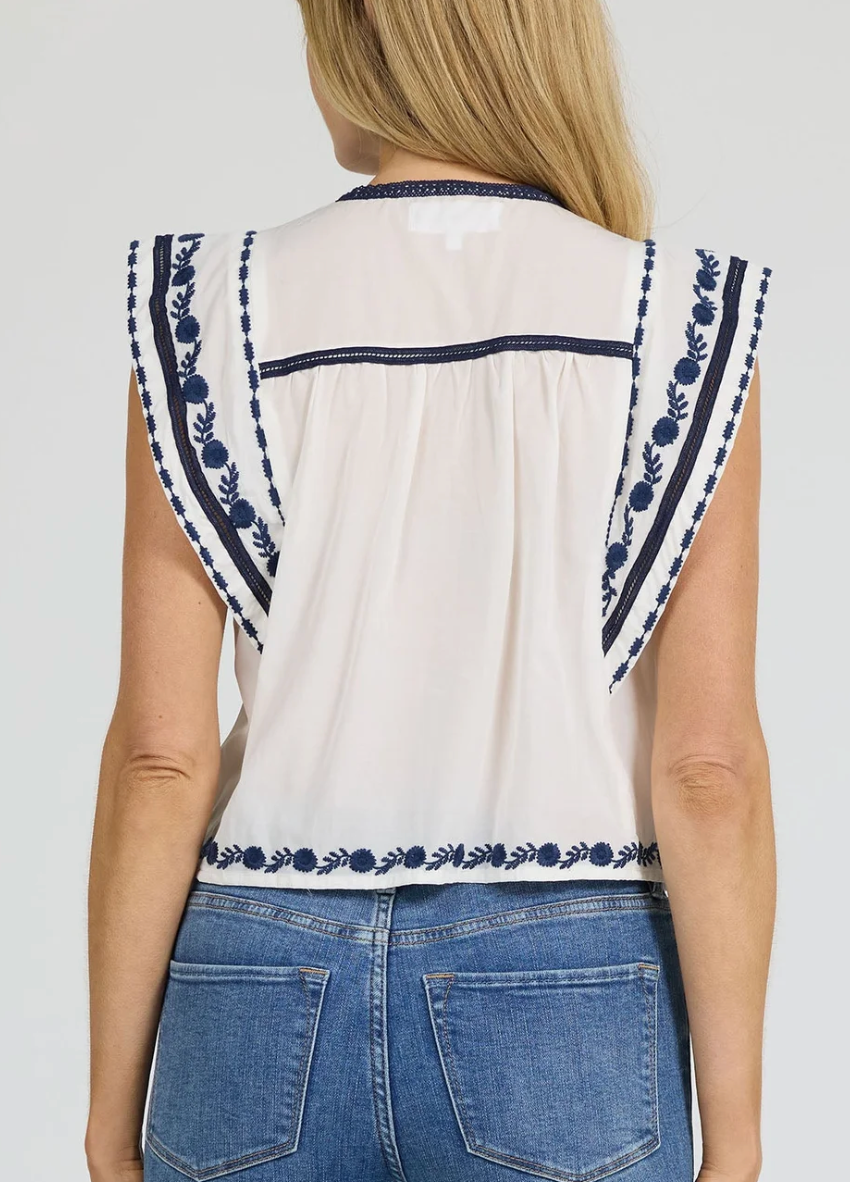 Janel Ruffle Top