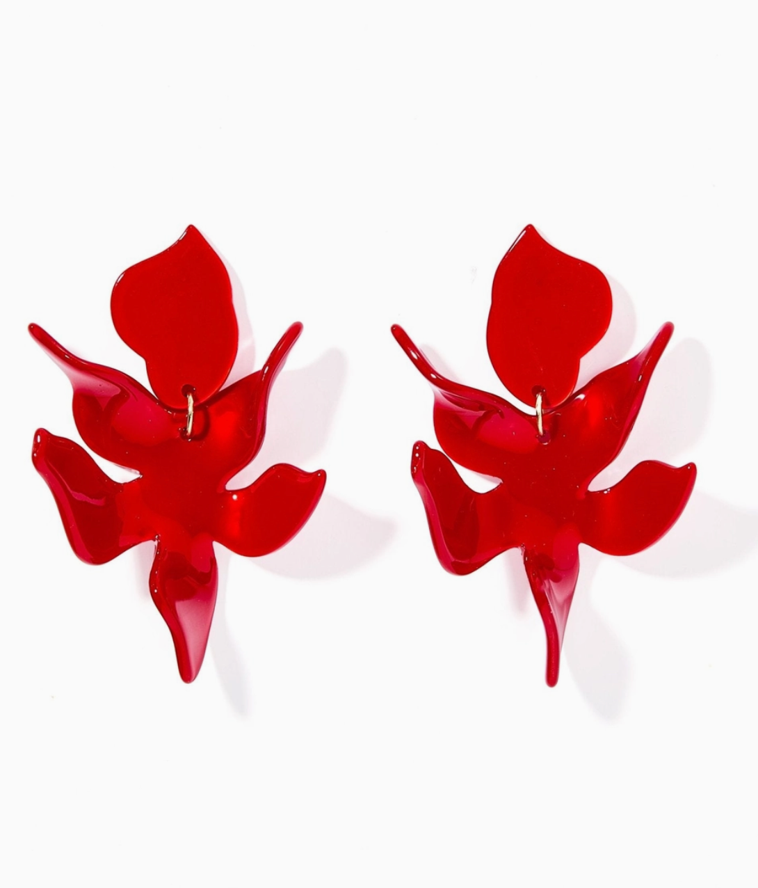 E. Floral statement earring