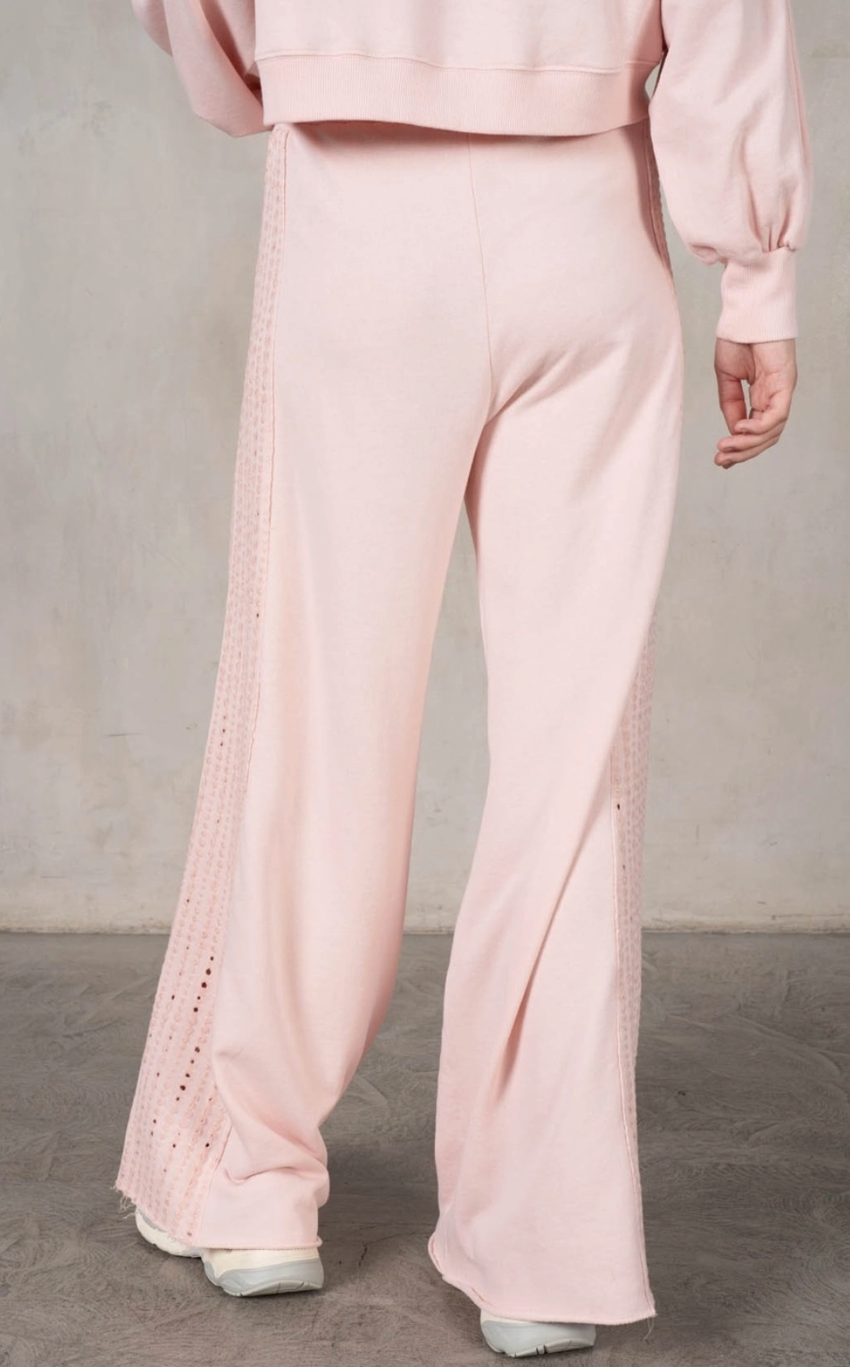 Baby Pink Embroidered Pants