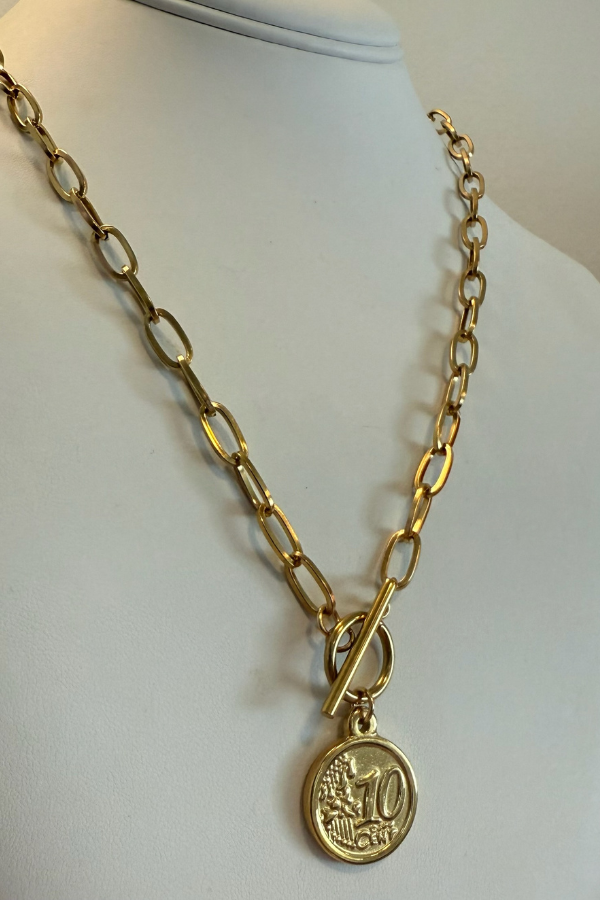 N. Coin Necklace