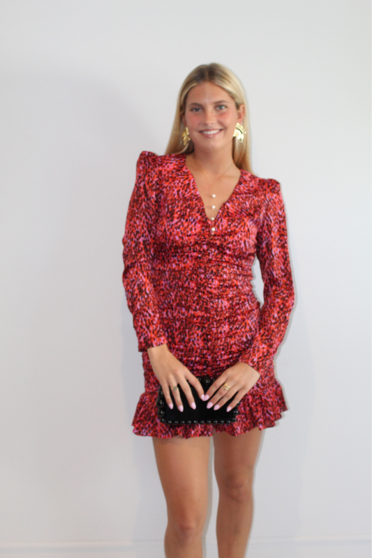 Ruched Mini Dress