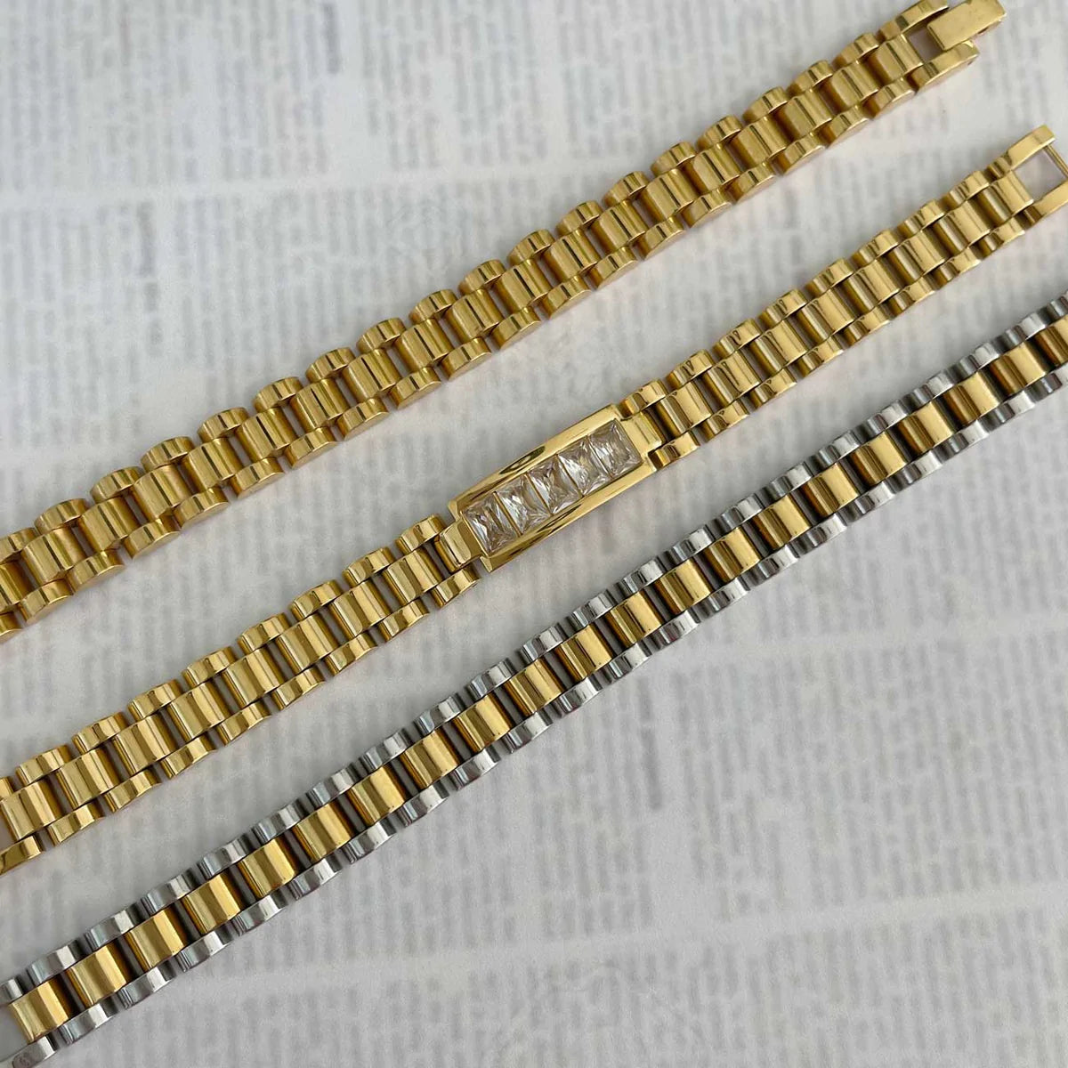 B. Rolly Two Tone Bracelet