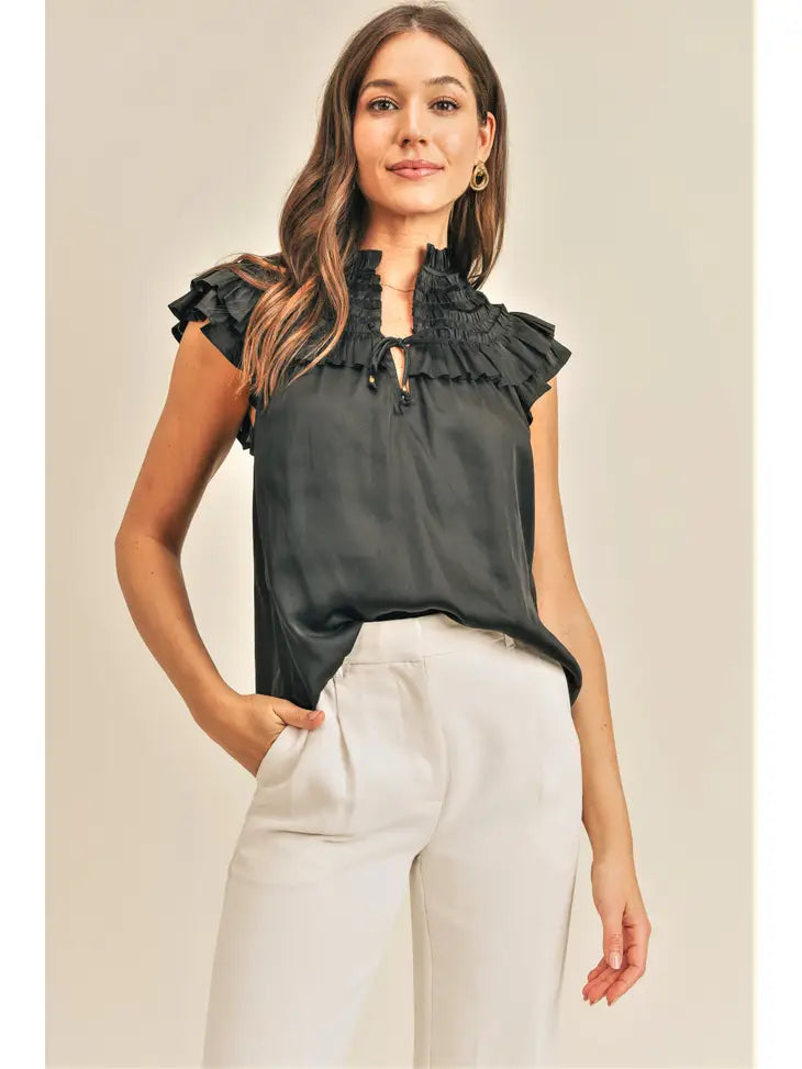 Lily Ruffle top (2 colors)