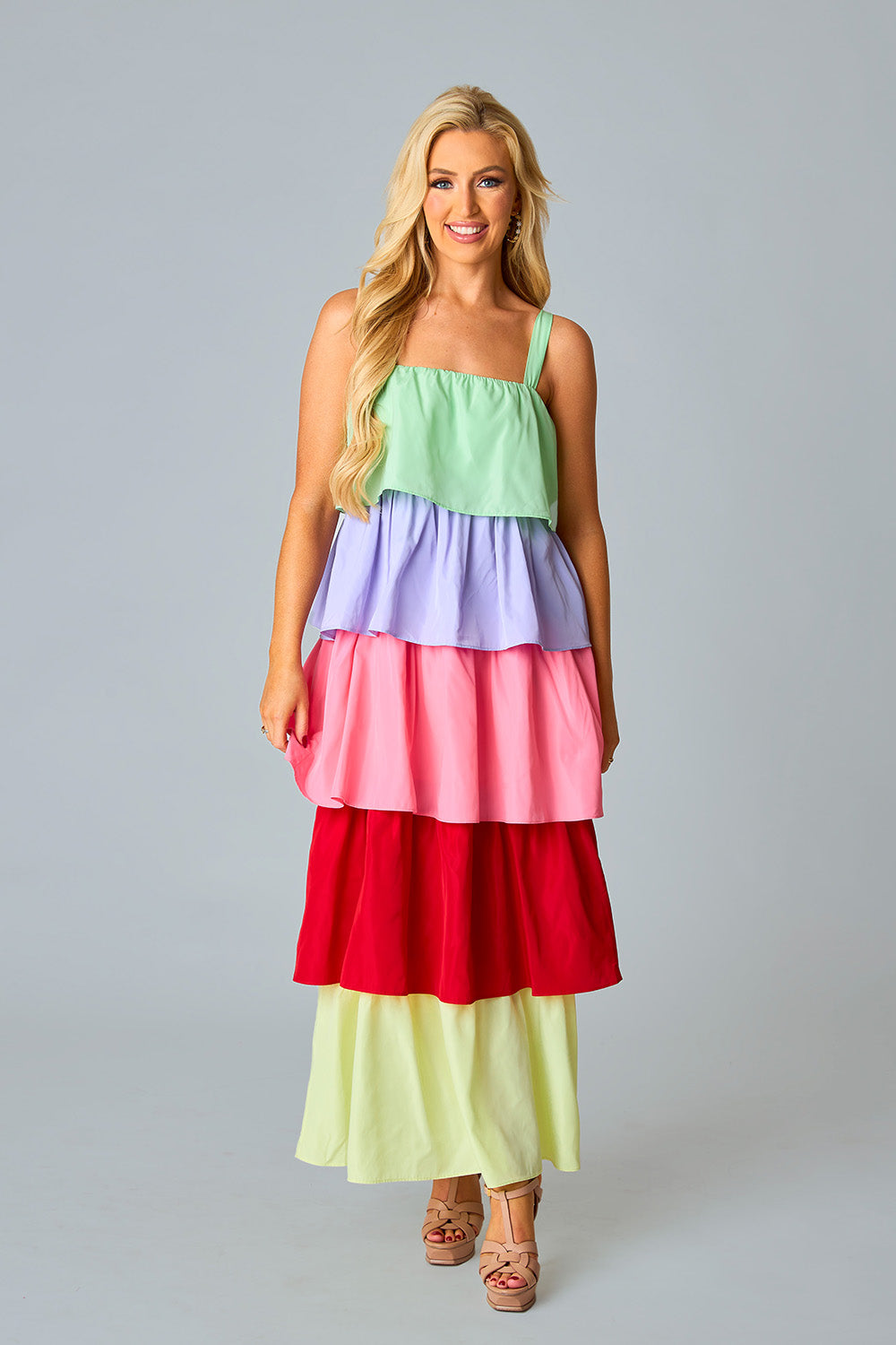 Callie Colorful Maxi Dress