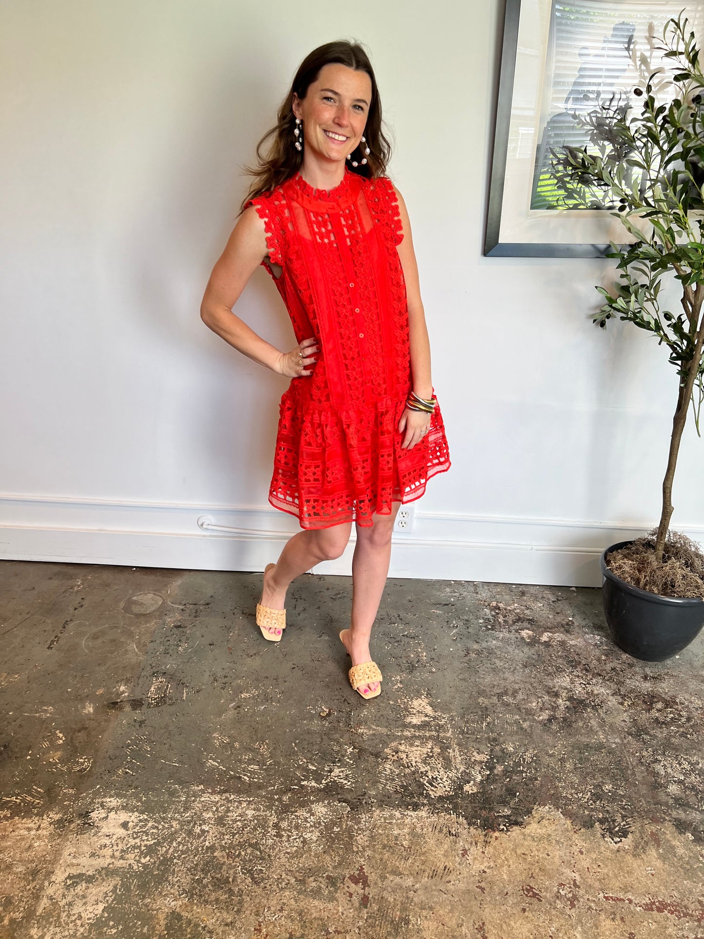 Red Butterfly Dress