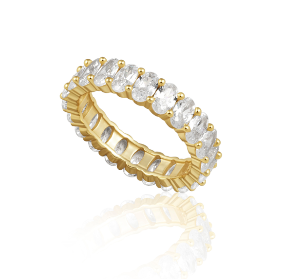 R. Oval Eternity Band