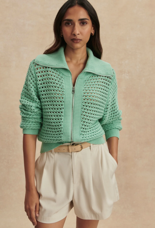 Eloise Full Zip Knit