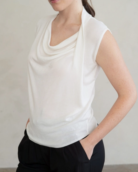 Sculpted Drape Top