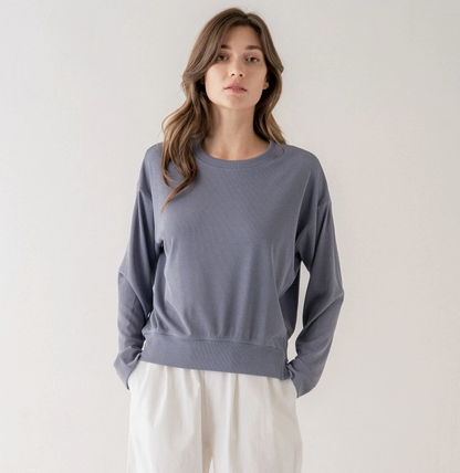 Asymmetric Hem Sweatshirt