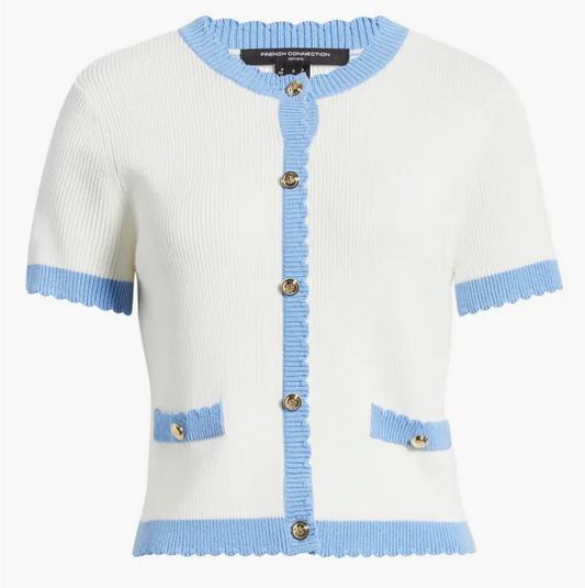 Bennet Short Sleeve Rib Cardigan