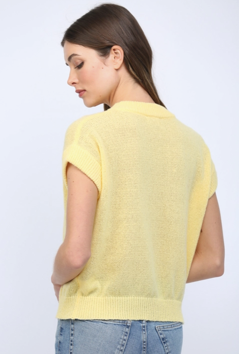 Yellow Knit Sweater