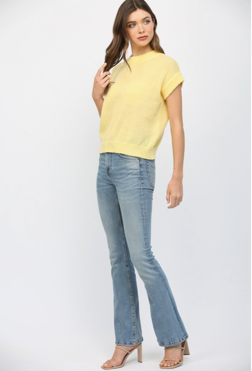 Yellow Knit Sweater