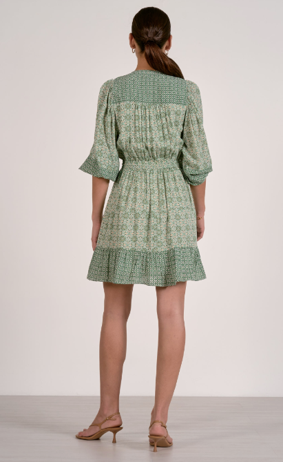 Green Boho Dress