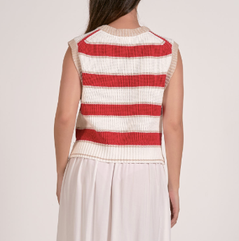 Slate Sleeveless Sweater