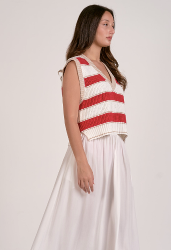 Slate Sleeveless Sweater
