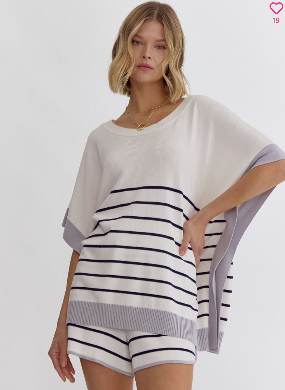 Striped Poncho