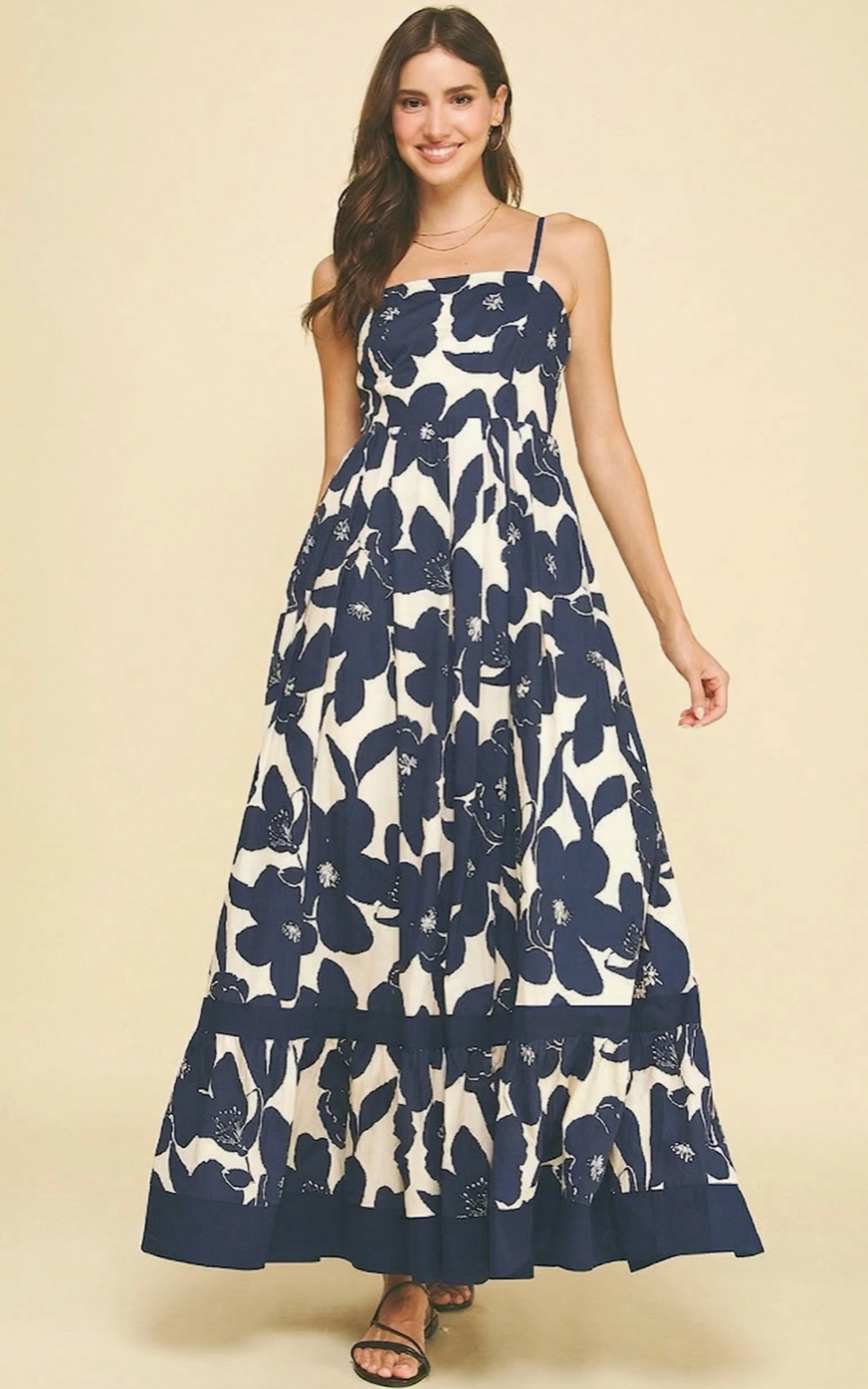 Floral Tiered Maxi