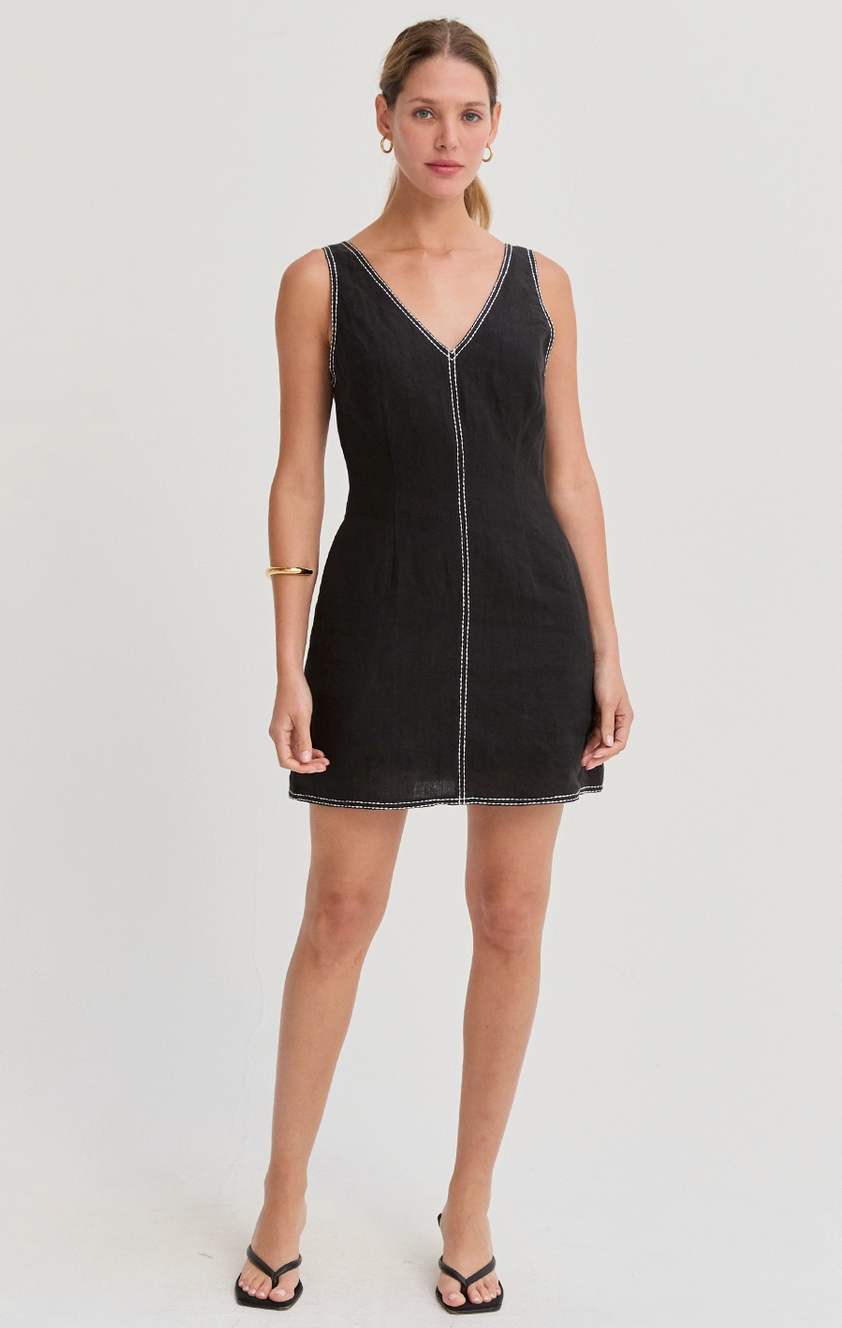 Amara Linen Stitch Dress