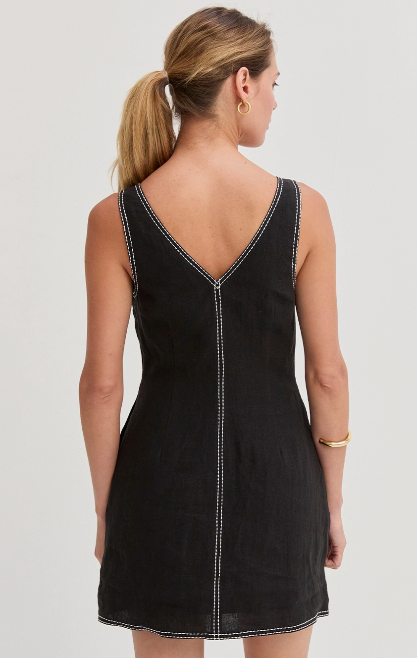 Amara Linen Stitch Dress