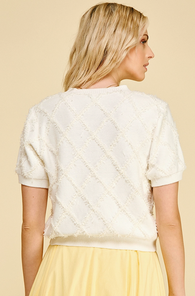 Diamond Pattern Cardigan