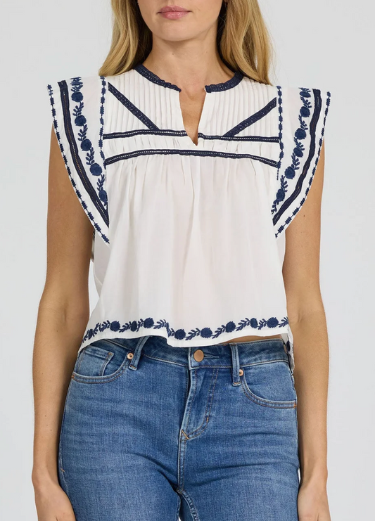 Janel Ruffle Top
