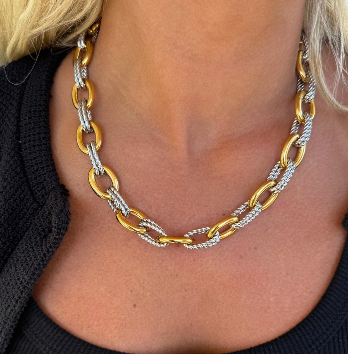 N. Margo Two Tone Necklace