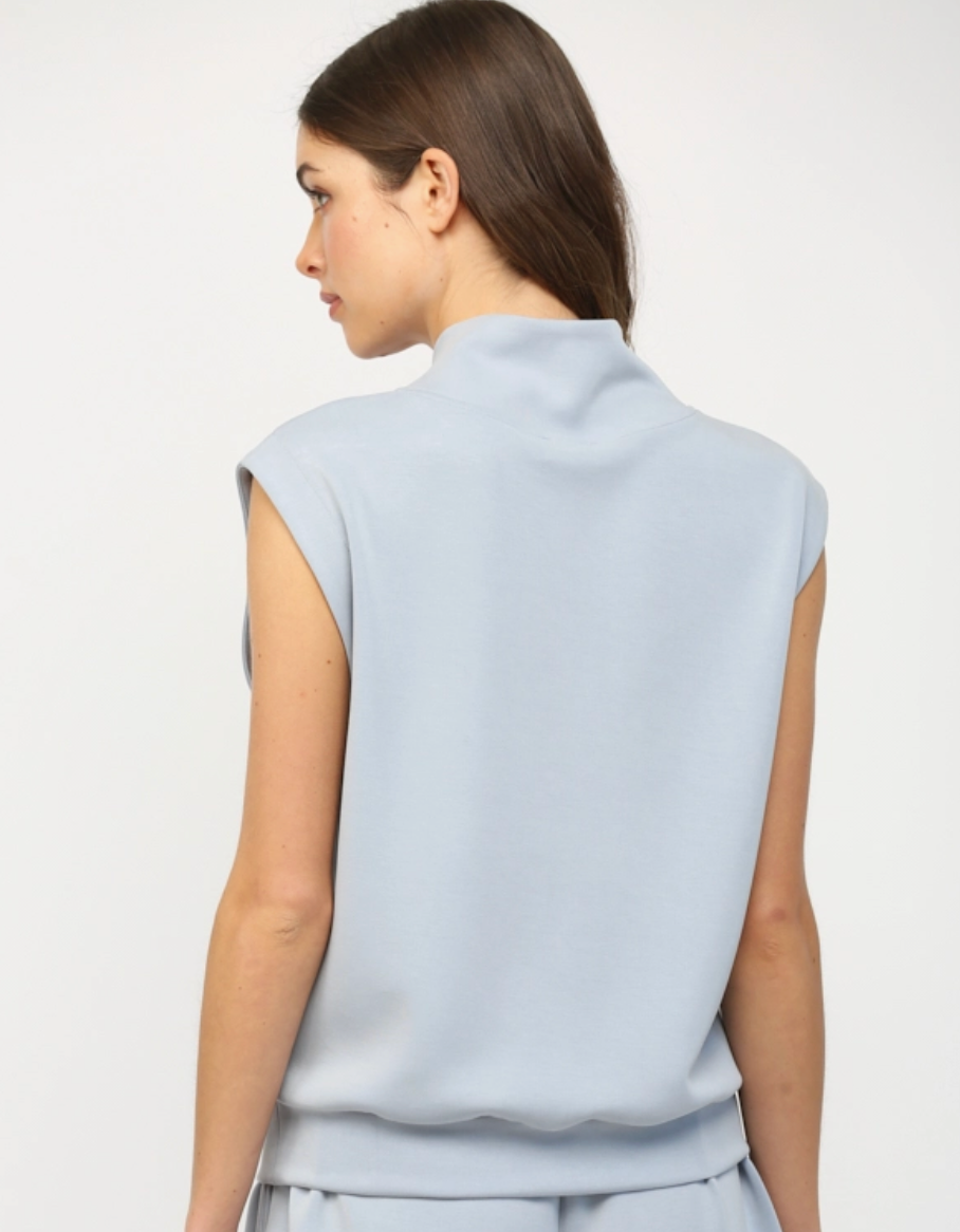 Dusty Blue Modal Zip