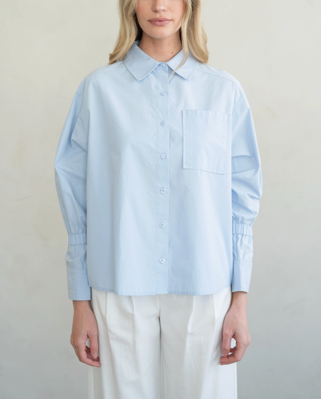 Baby Blue Blouse