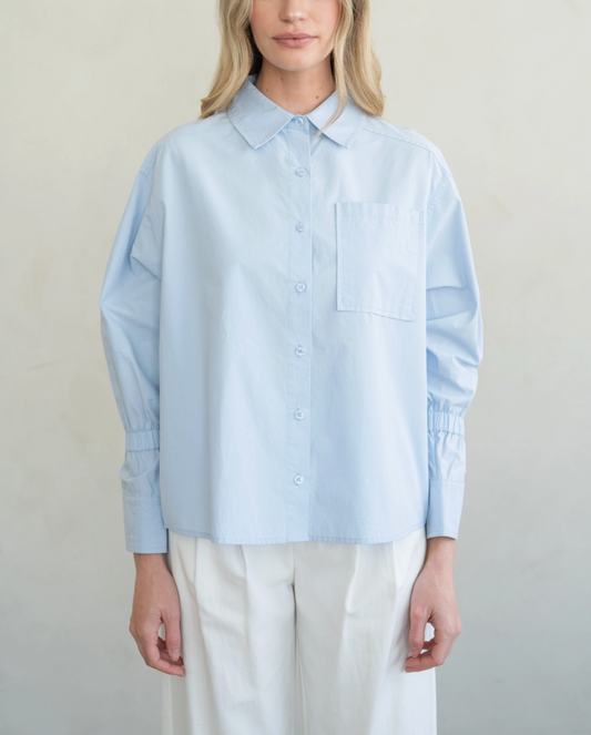 Baby Blue Blouse