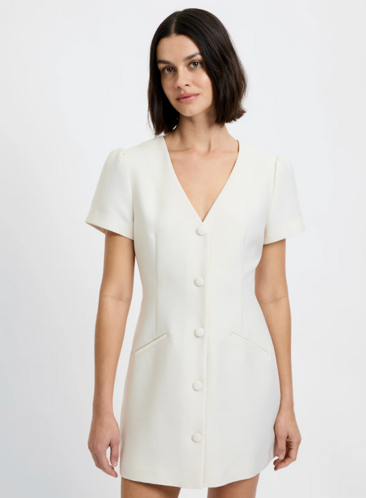 Taffeta Structured Dress
