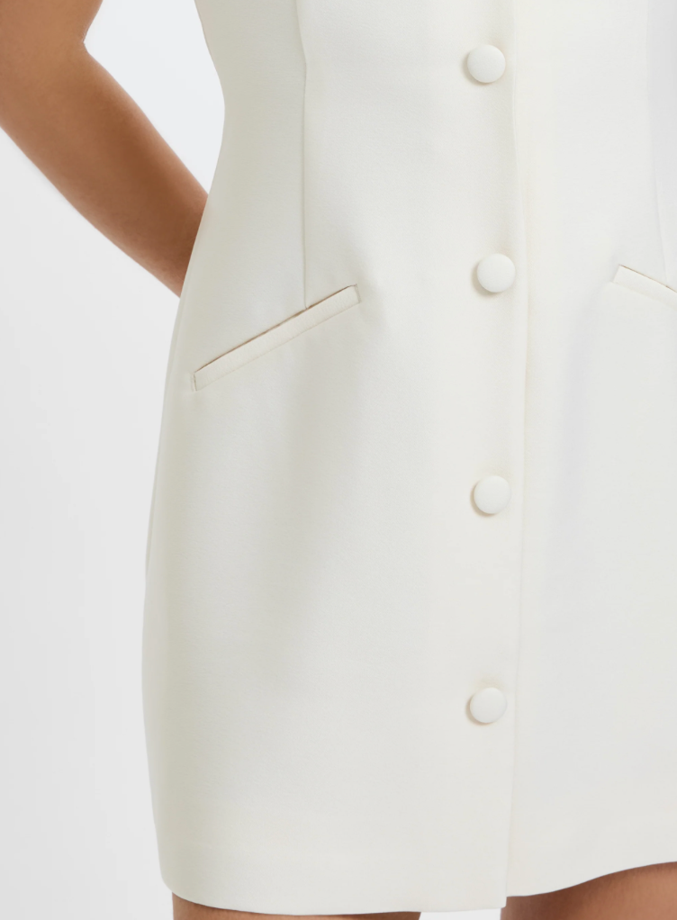 Taffeta Structured Dress