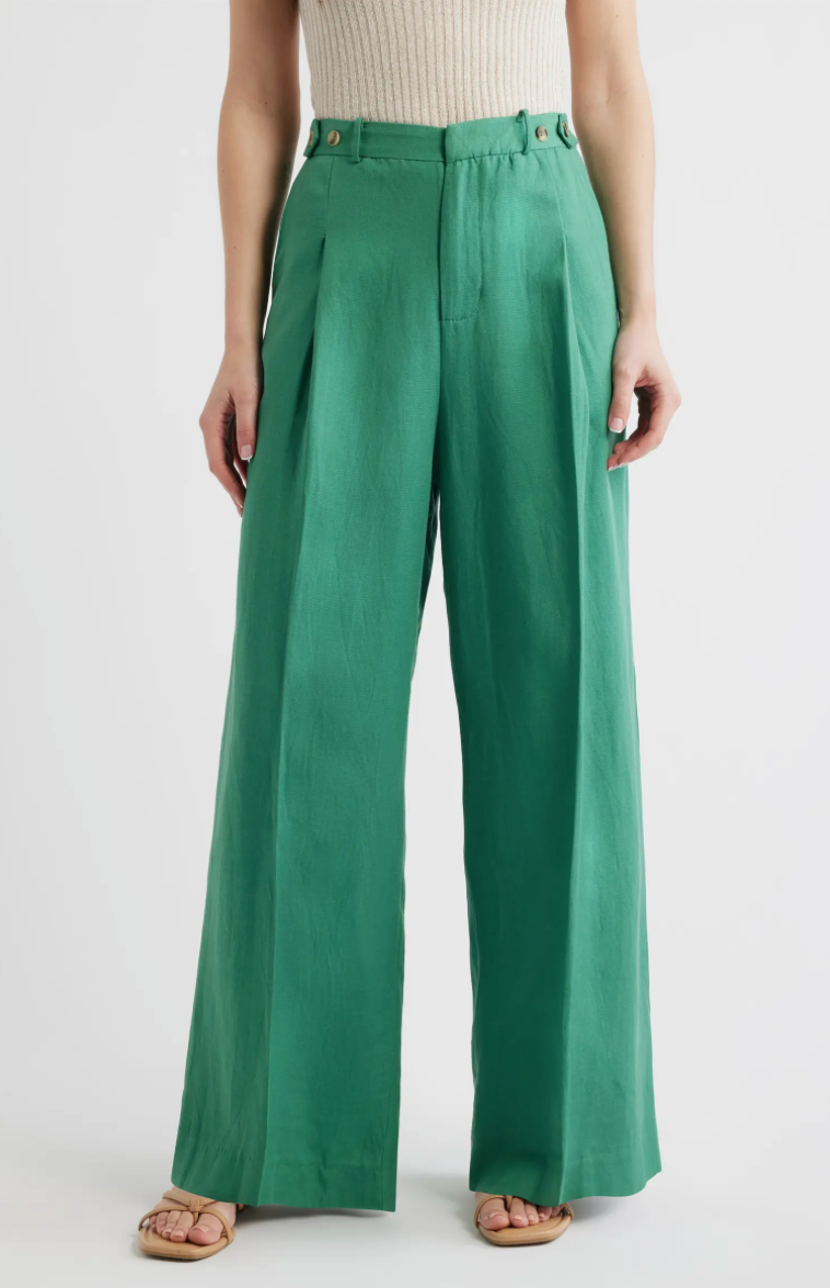 Green Palermo Pants