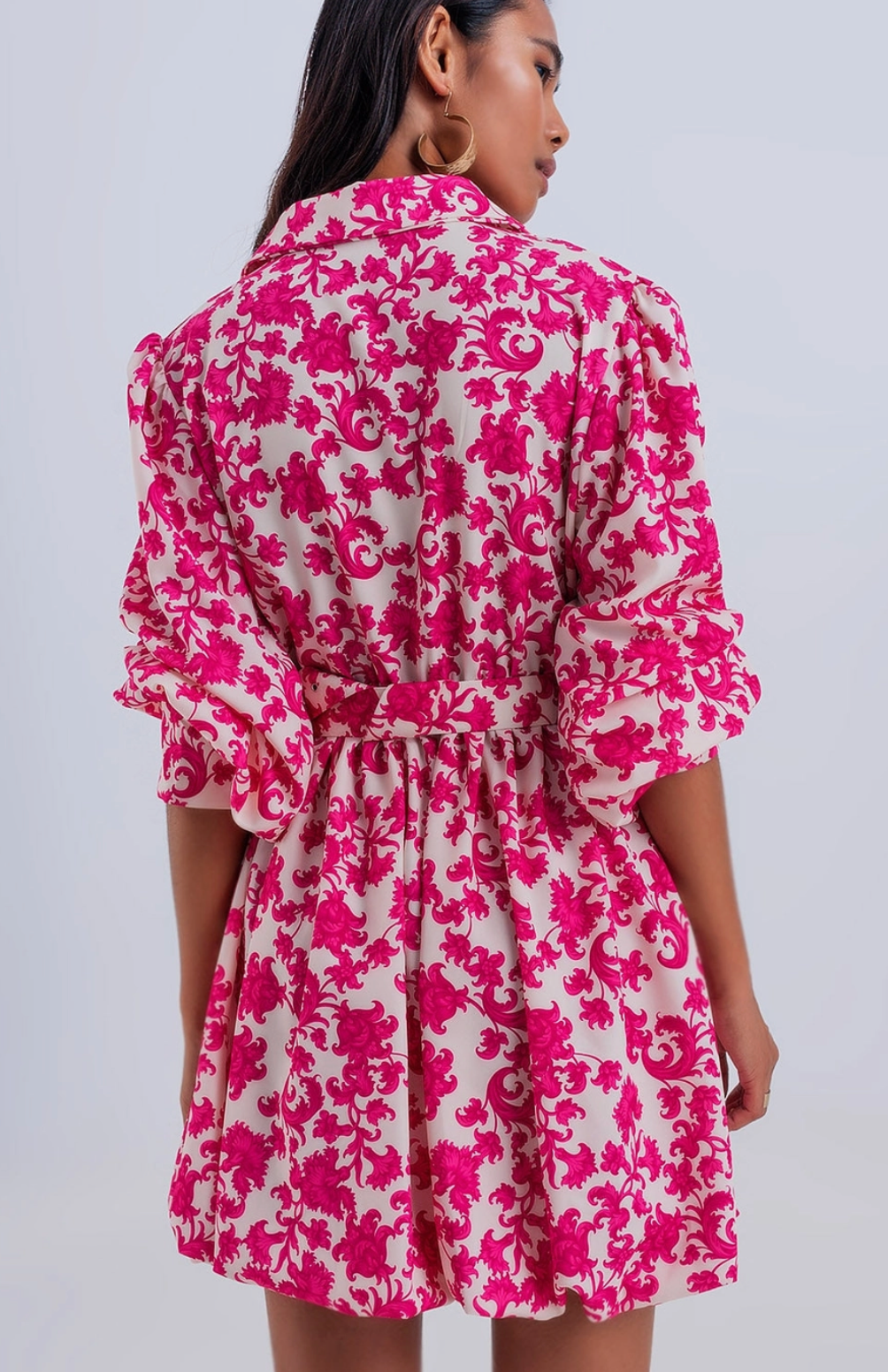 Smocked Vintage Floral Dress