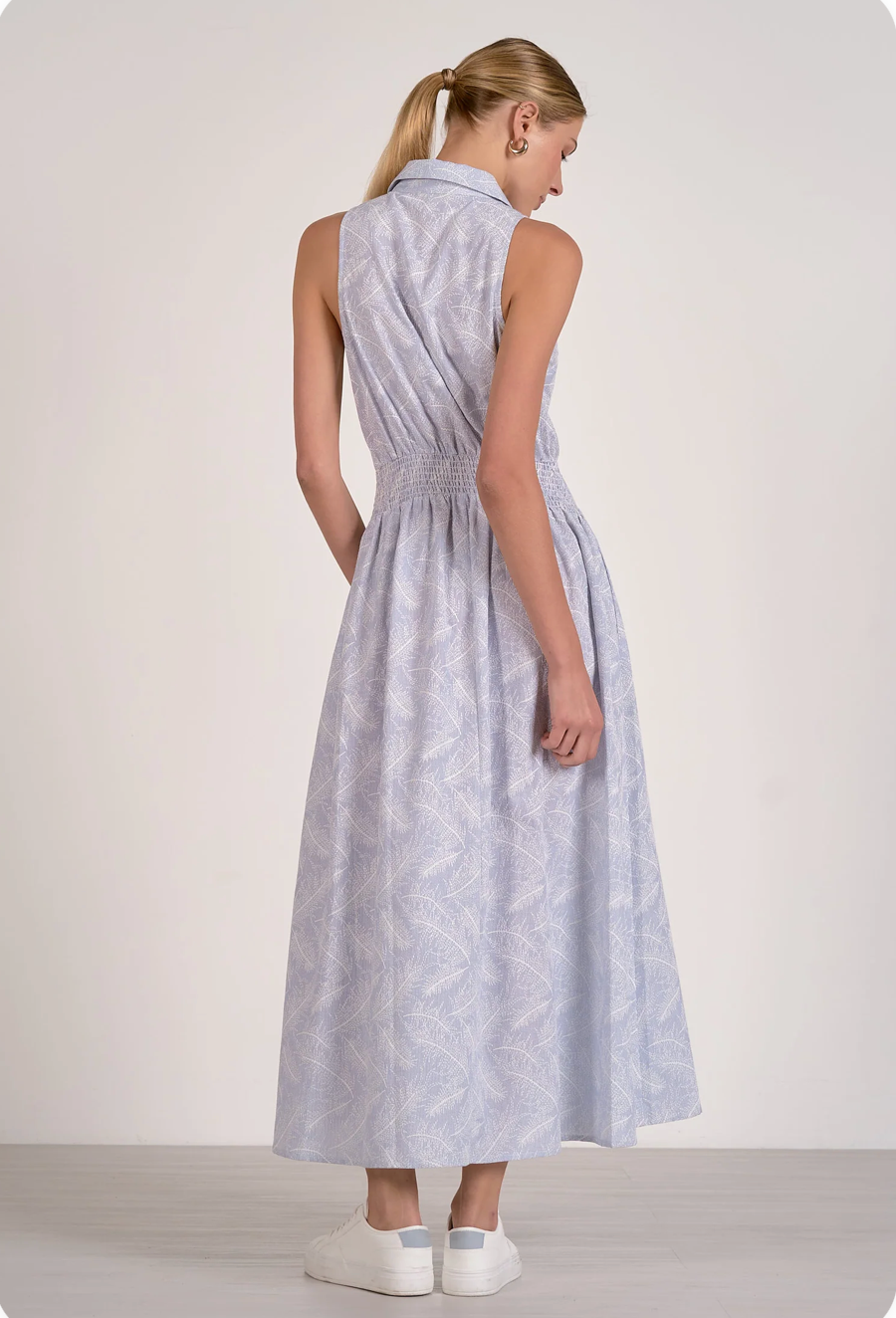 Blue Stripe Maxi Dress