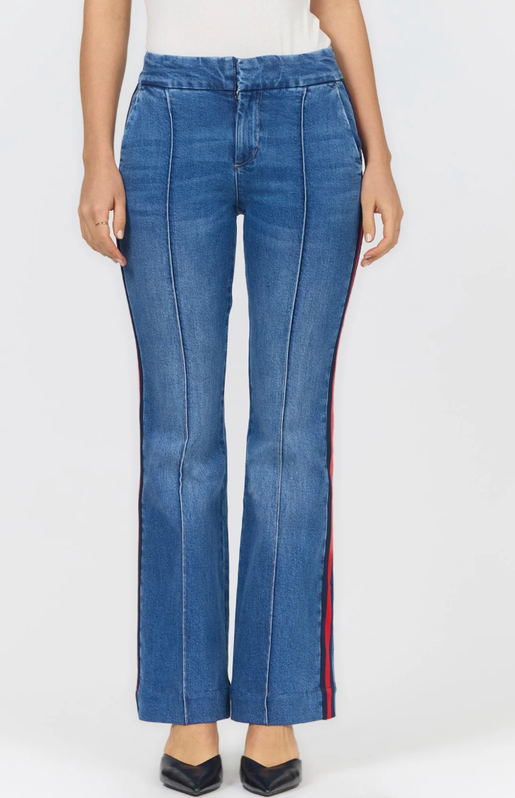Florence Red Stripe Denim