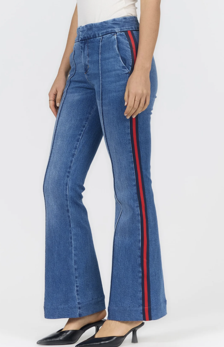 Florence Red Stripe Denim