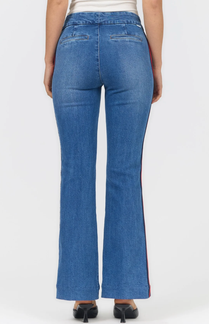 Florence Red Stripe Denim