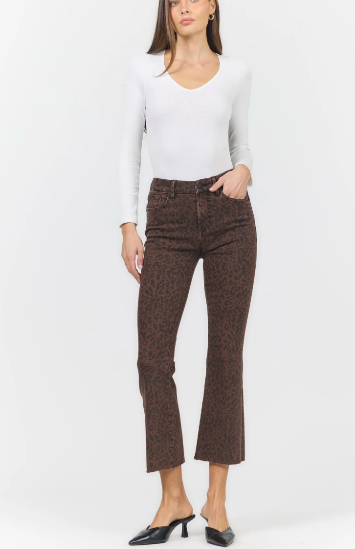 Leopard Jeanne Denim