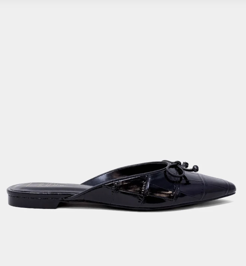Black Croc Shoe